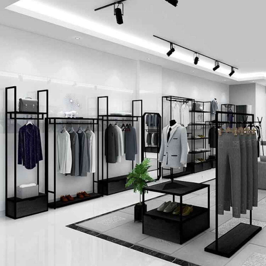 Manufacturer, Exporter, Importer, Supplier, Wholesaler, Retailer, Trader of Boutique clothing store display shelf design in Dubai, Dubai,UAE, 