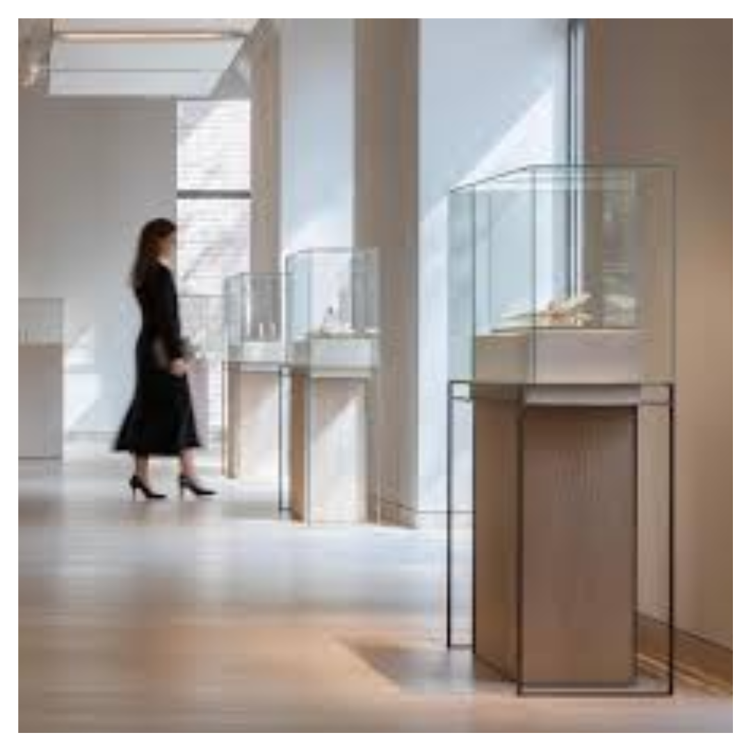 Manufacturer, Exporter, Importer, Supplier, Wholesaler, Retailer, Trader of Commercial window display cabinet jewelry store boutique display vitrine in Dubai, Dubai,UAE, 