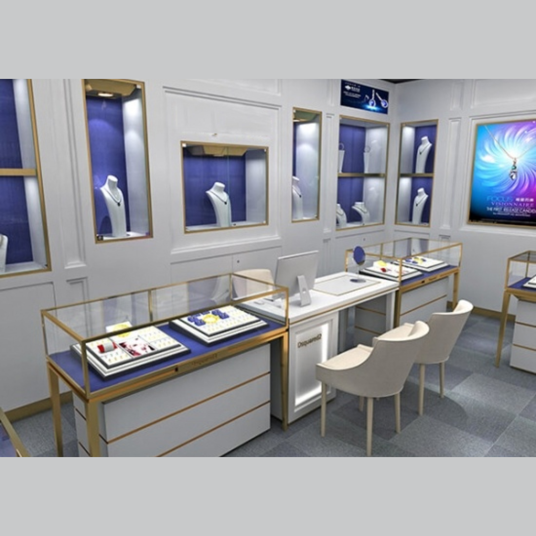 Manufacturer, Exporter, Importer, Supplier, Wholesaler, Retailer, Trader of Custom Jewelry Display Table Jewellery Counter Table Manufacturers in Dubai, Dubai,UAE, 