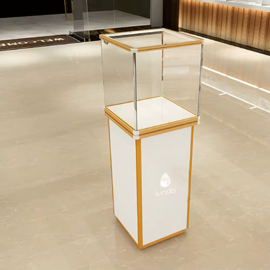 Manufacturer, Exporter, Importer, Supplier, Wholesaler, Retailer, Trader of golden watch tower display showcase with LED light in Dubai, Dubai,UAE, 