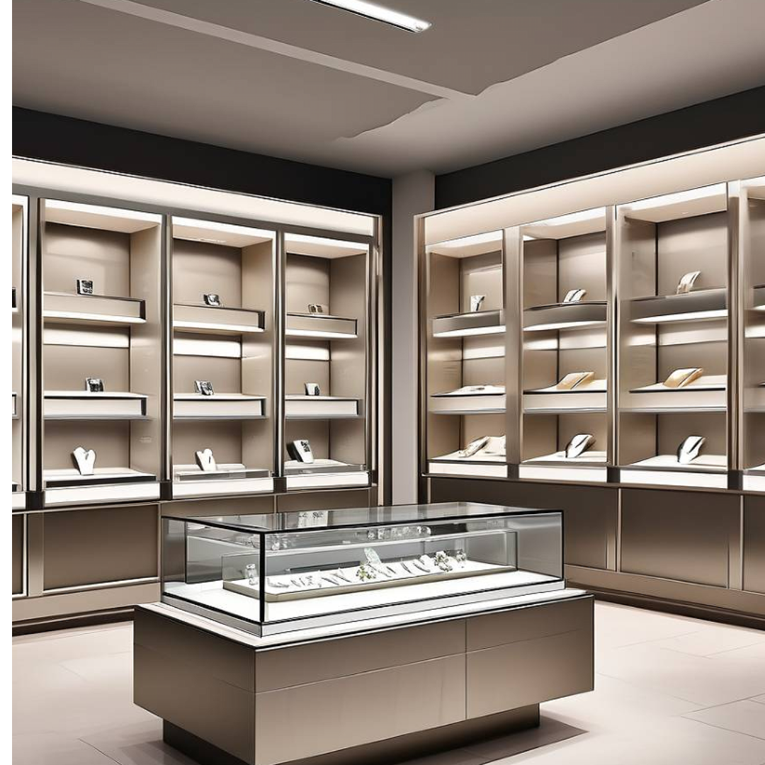 Manufacturer, Exporter, Importer, Supplier, Wholesaler, Retailer, Trader of Jewelry Store Furnitrue Wall Niche Cabinet Wall mounted Display Showcase For Sale in Dubai, Dubai,UAE, 