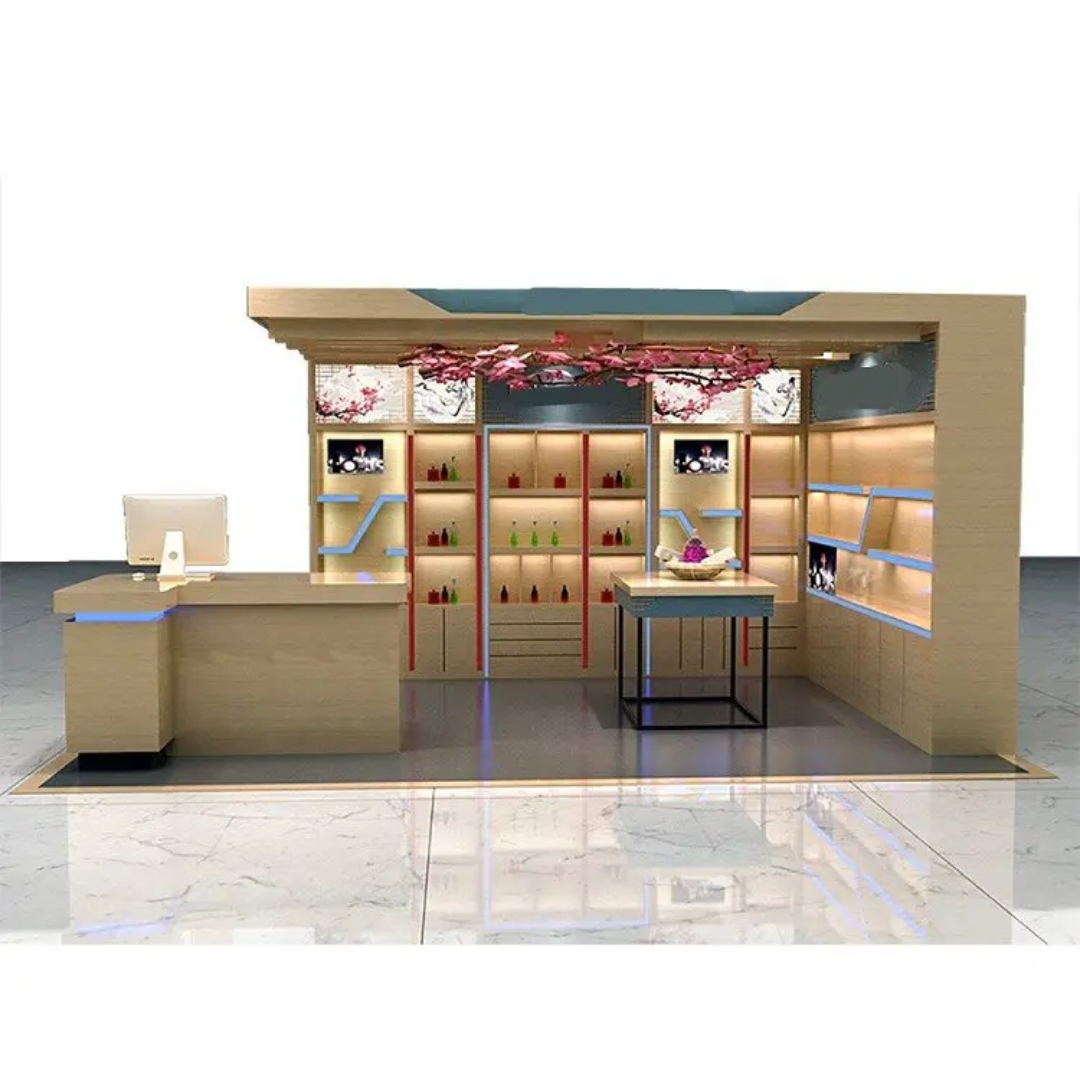 Manufacturer, Exporter, Importer, Supplier, Wholesaler, Retailer, Trader of Luxury cosmetic display cabinet design in Dubai, Dubai,UAE, 