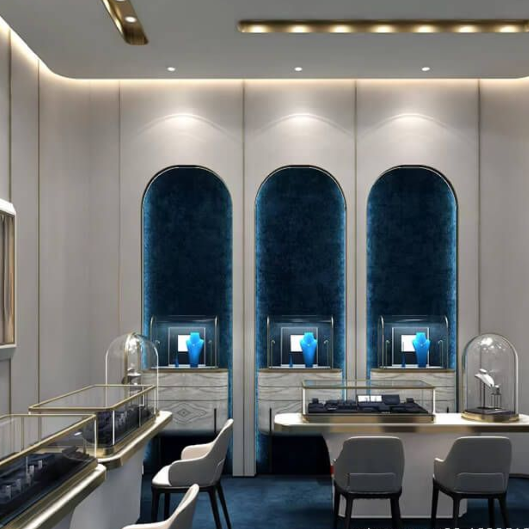 Manufacturer, Exporter, Importer, Supplier, Wholesaler, Retailer, Trader of Luxury Jewellery Wall Display Cabinets Custom Design Jewelry Store Fixtures in Dubai, Dubai,UAE, 