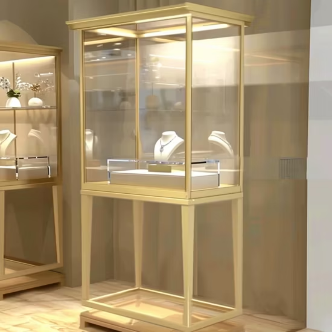 Manufacturer, Exporter, Importer, Supplier, Wholesaler, Retailer, Trader of Luxury Jewelry Store Vitrine Jewelry Tower Showcase Jewelry Shop Window Light Store Cabinet in Dubai, Dubai,UAE, 