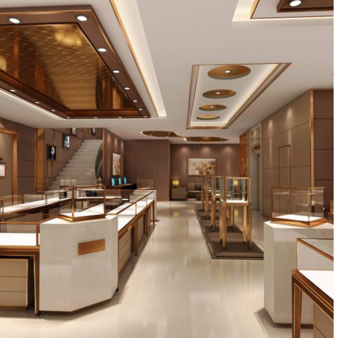 Manufacturer, Exporter, Importer, Supplier, Wholesaler, Retailer, Trader of Luxury Modern Jewellery Shop Showcase Custom Retail Wooden New Jewellery Shop Counter in Dubai, Dubai,UAE, 