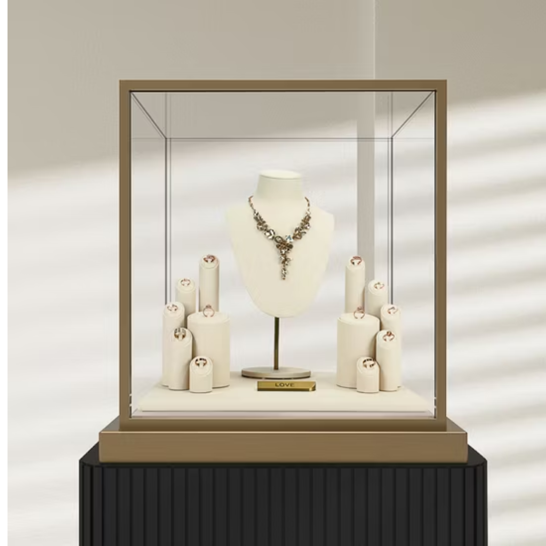 Manufacturer, Exporter, Importer, Supplier, Wholesaler, Retailer, Trader of Luxury Retail Jewelry Store Vitrine Jewelry Window Display Showcase in Dubai, Dubai,UAE, 