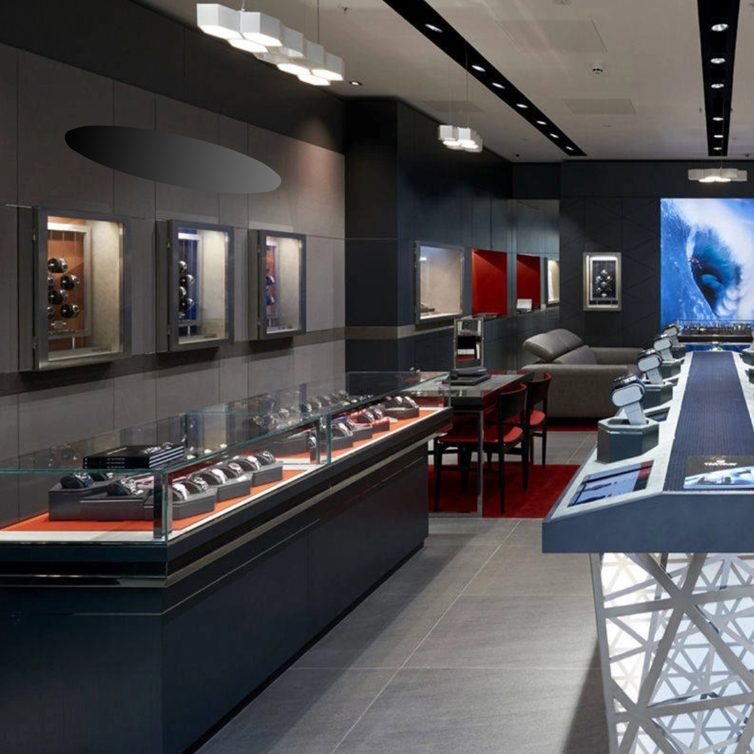 Manufacturer, Exporter, Importer, Supplier, Wholesaler, Retailer, Trader of Luxury store display shelf design in Dubai, Dubai,UAE, 