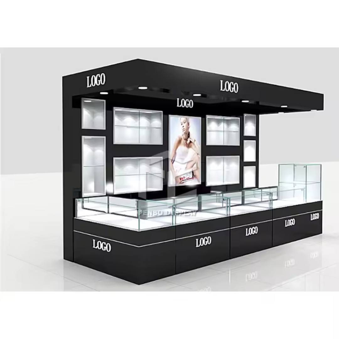 Manufacturer, Exporter, Importer, Supplier, Wholesaler, Retailer, Trader of Makeup Showcase Black For Cosmetic Shop Decoration in Dubai, Dubai,UAE, 