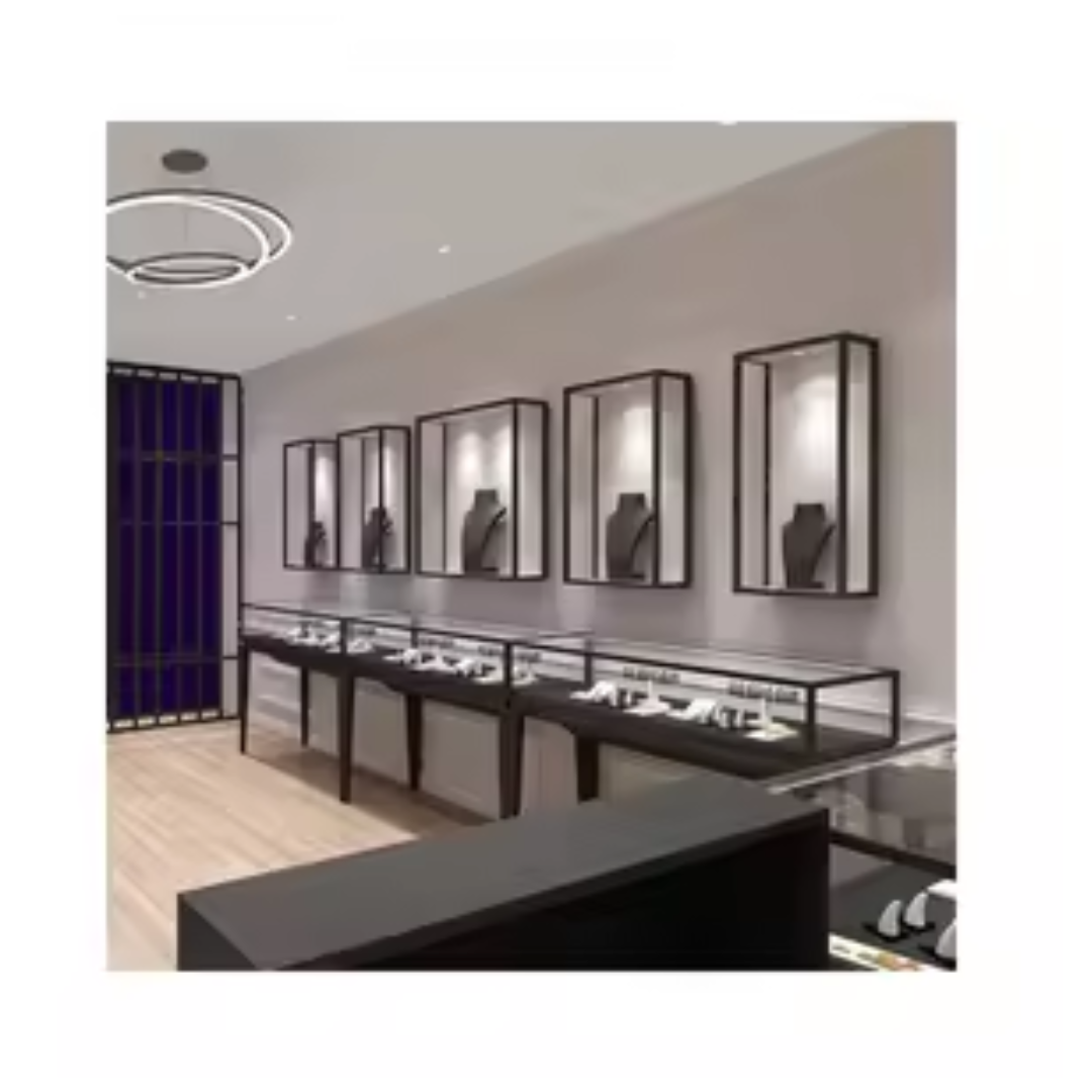 Manufacturer, Exporter, Importer, Supplier, Wholesaler, Retailer, Trader of Most Popular Jewelry Wall Showcase For Sale High Quality Jewelry Display Wall Case in Dubai, Dubai,UAE, 
