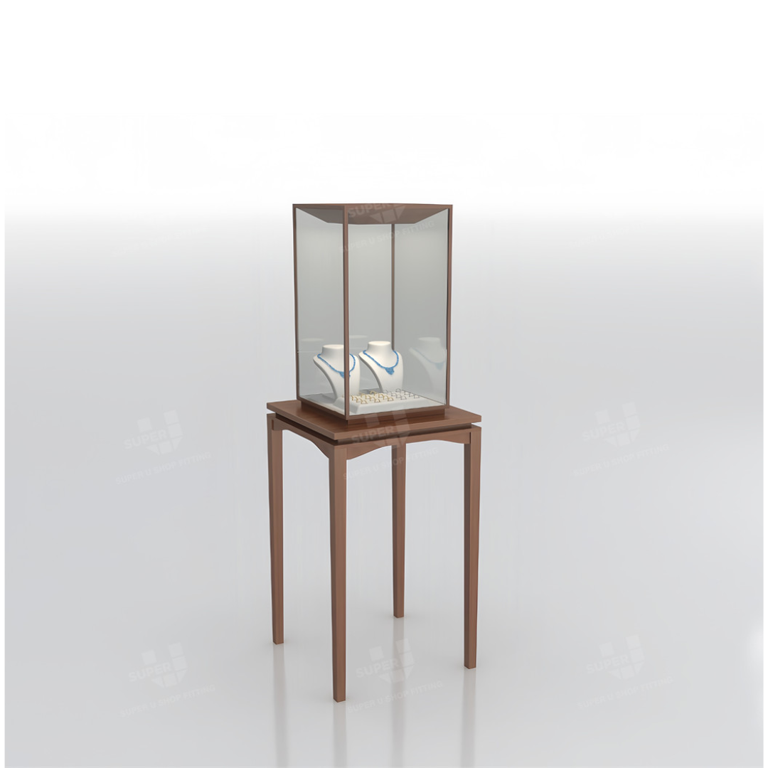 Manufacturer, Exporter, Importer, Supplier, Wholesaler, Retailer, Trader of New Custom Retail Jewelry Display Case Tower with Lighting Manufacturer Supplier in Dubai, Dubai,UAE, 