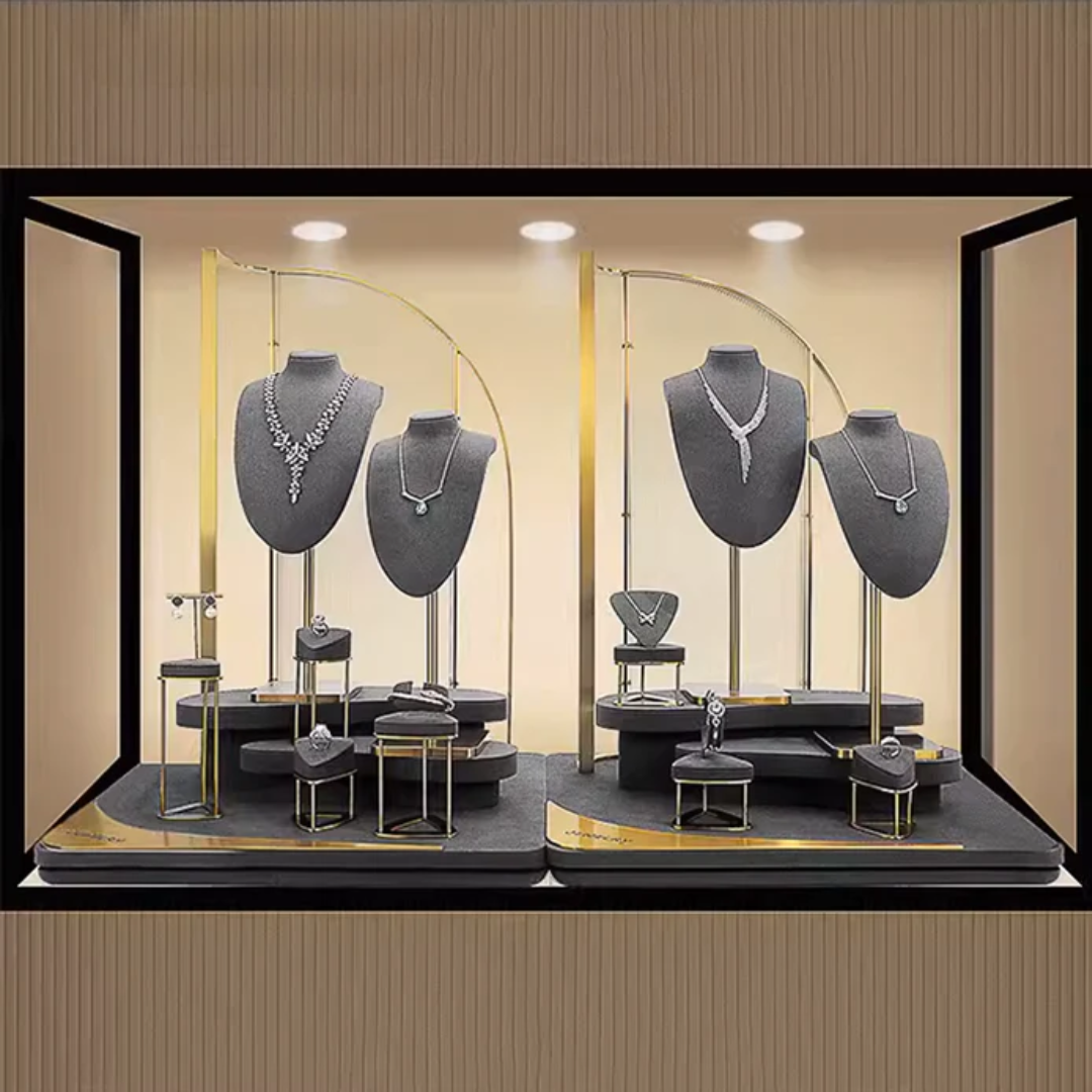 Manufacturer, Exporter, Importer, Supplier, Wholesaler, Retailer, Trader of New Free Standing Wall Jewelry Cabinet Wall Mounted Jewelry Display Cases in Dubai, Dubai,UAE, 