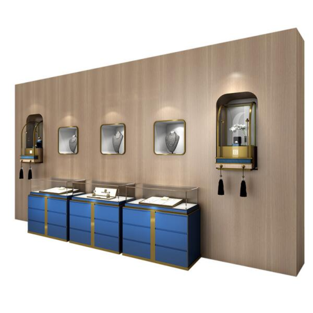 Manufacturer, Exporter, Importer, Supplier, Wholesaler, Retailer, Trader of Wall Mounted Jewelry Display Case Professional Manufactured Jewelry Showcase in Dubai, Dubai,UAE, 